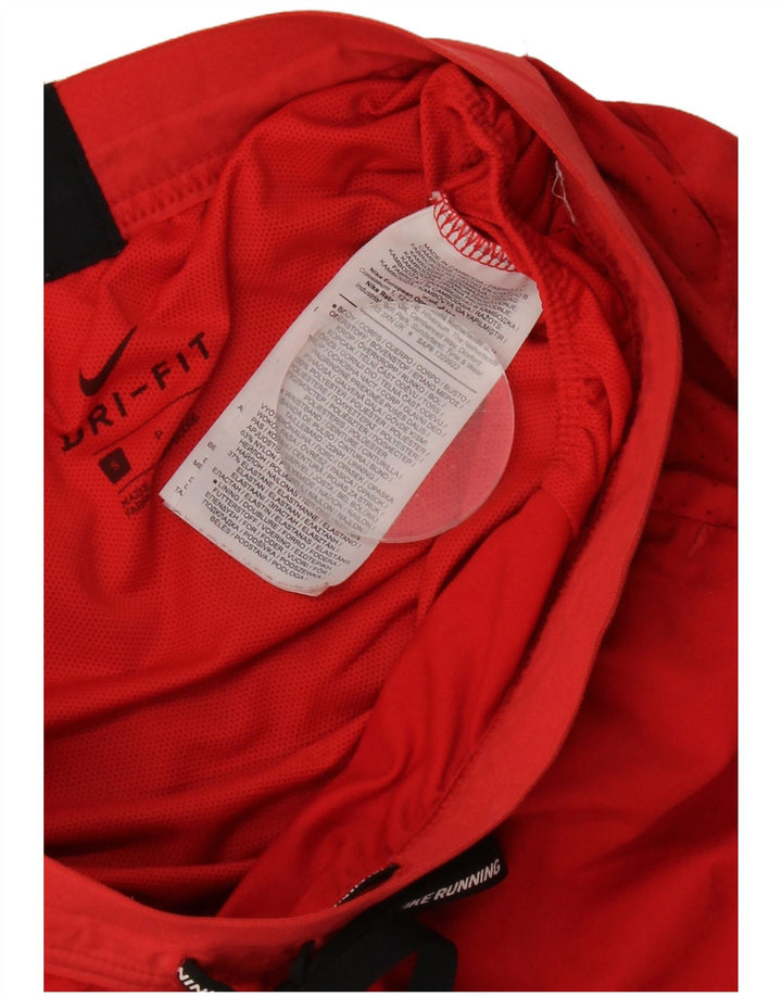 Женские спортивные шорты Nike Dri Fit UK 8, маленькие красные, из полиэстера