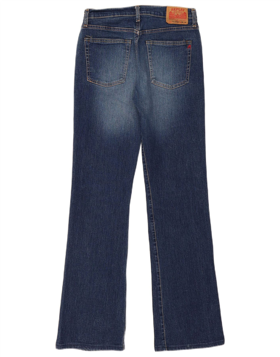 Женские джинсы Bootcut Replay W30 L32 синие, хлопок