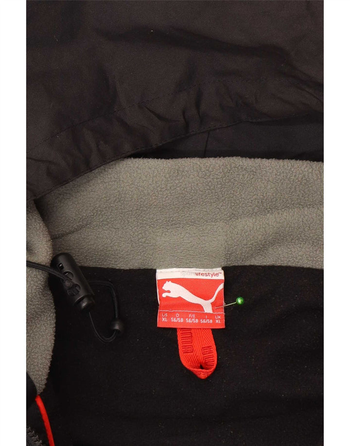 Мужская куртка-ветровка с капюшоном Puma UK 42 XL, черная