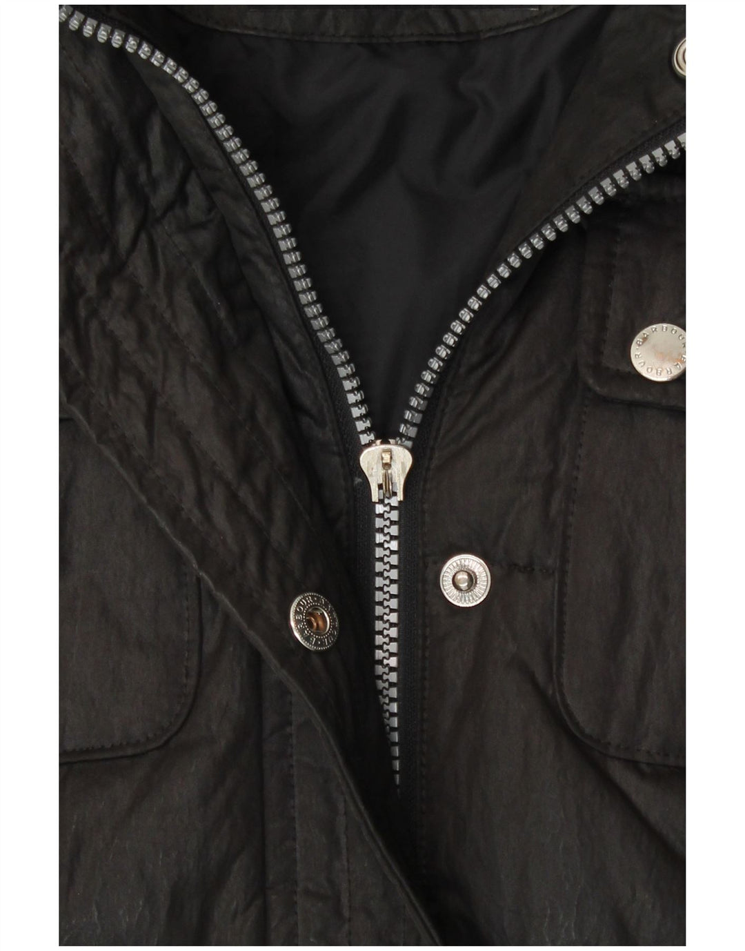 Женское стеганое пальто Barbour UK 12, средний черный хлопок