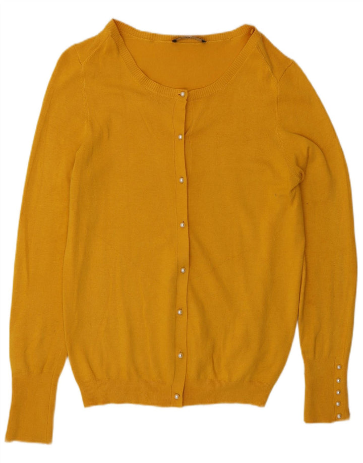 Женский кардиган Zara UK 14, большой желтый цвет