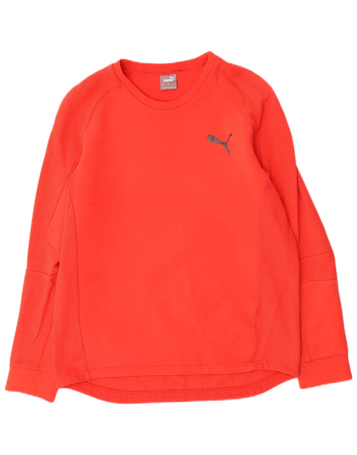 Мужской топ с длинным рукавом Puma, большой красный