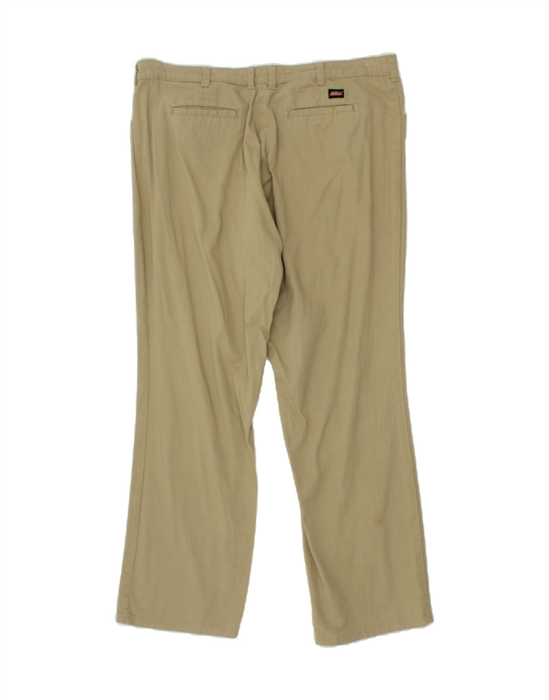 DICKIES Womens Straight Casual Trousers W38 L30 Beige Vintage Dickies and Second-Hand Dickies from Messina Hembry 