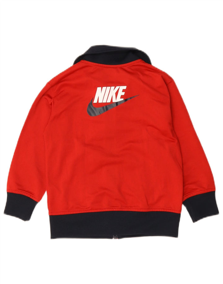 Спортивный костюм с графическим рисунком для мальчиков Nike, 4–5 лет, маленький красный с цветными блоками