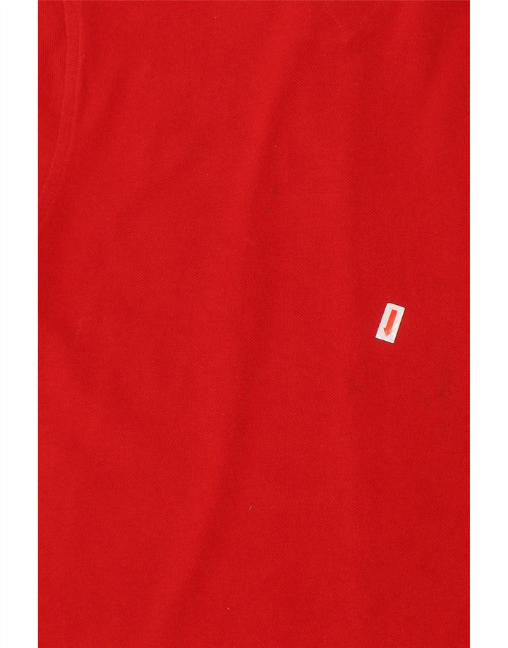 TOMMY HILFIGER Рубашка-поло с рисунком для мальчиков 6–7 лет, красный хлопок