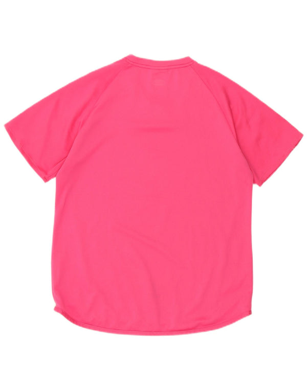 Женская футболка Adidas Clima 365 Top UK 12, средний розовый полиэстер