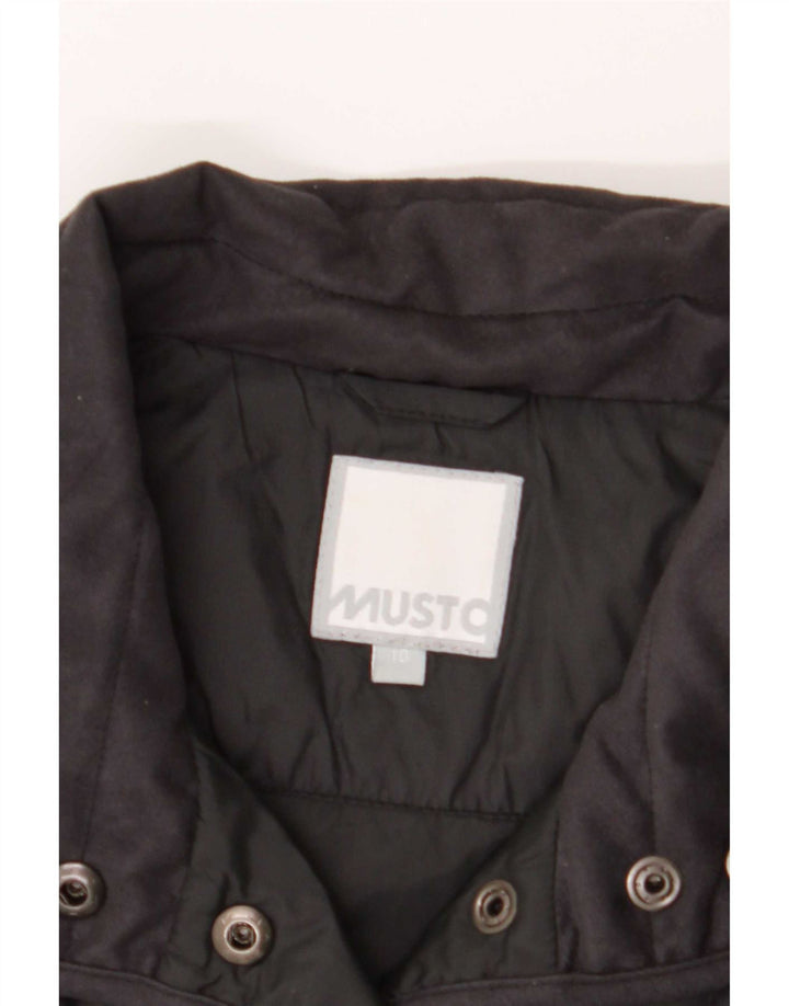 Женский стеганый жилет Musto UK 10, маленький черный полиэстер