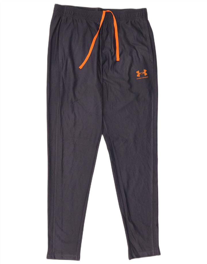 Женские спортивные брюки Under Armour UK 14, большие темно-синие, полиэстер