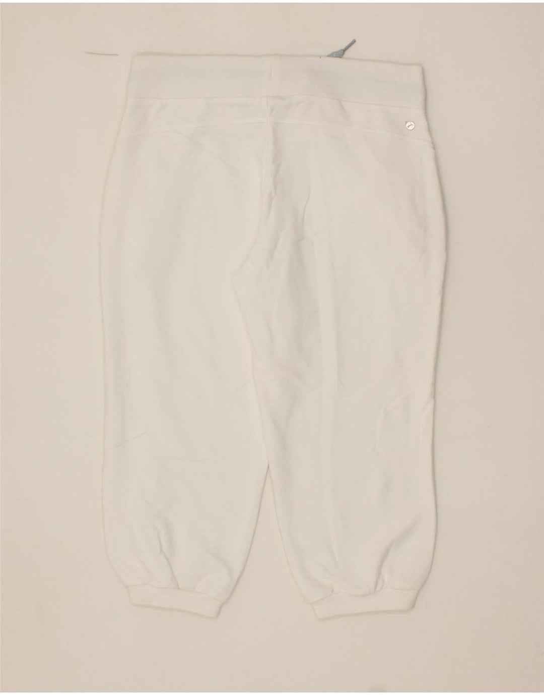 PUMA Womens Bermuda Sport Shorts UK 12 Medium White Cotton Vintage Puma and Second-Hand Puma from Messina Hembry 