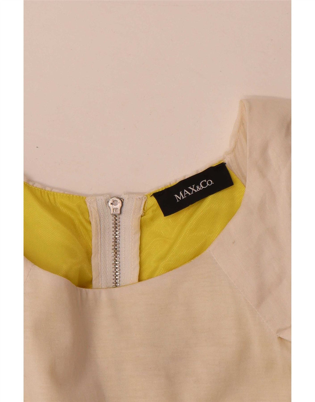 Макс и Ко. Женская блузка Top UK 12 Medium Off White