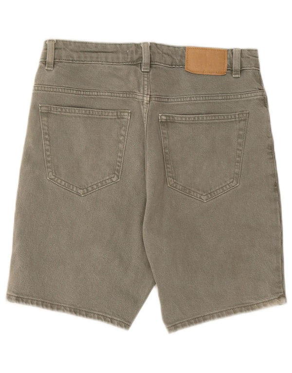 Мужские джинсовые шорты Zara EU 38 Small W30 Хаки Хлопок