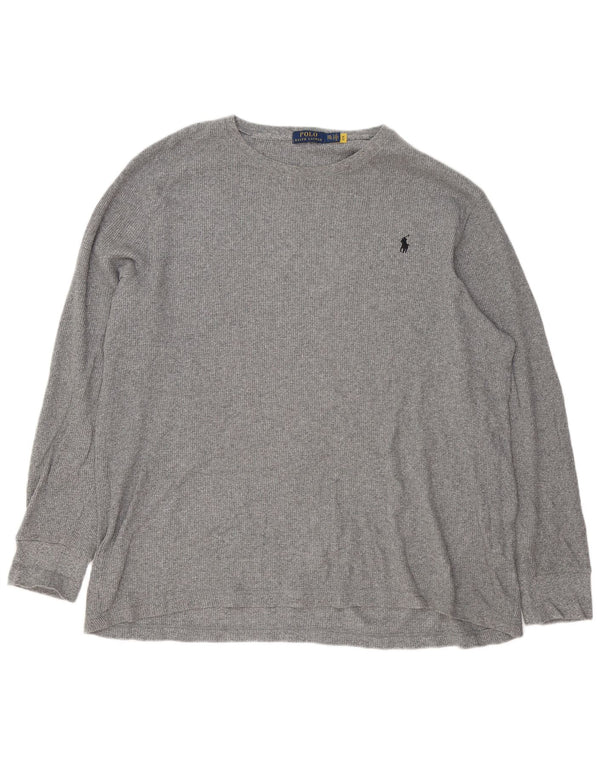 Polo Ralph Lauren Mens Top Long Sleeve 2XL Grey Cotton
