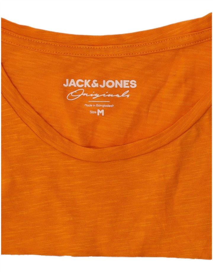 Мужская футболка с рисунком Jack & Jones, средний оранжевый
