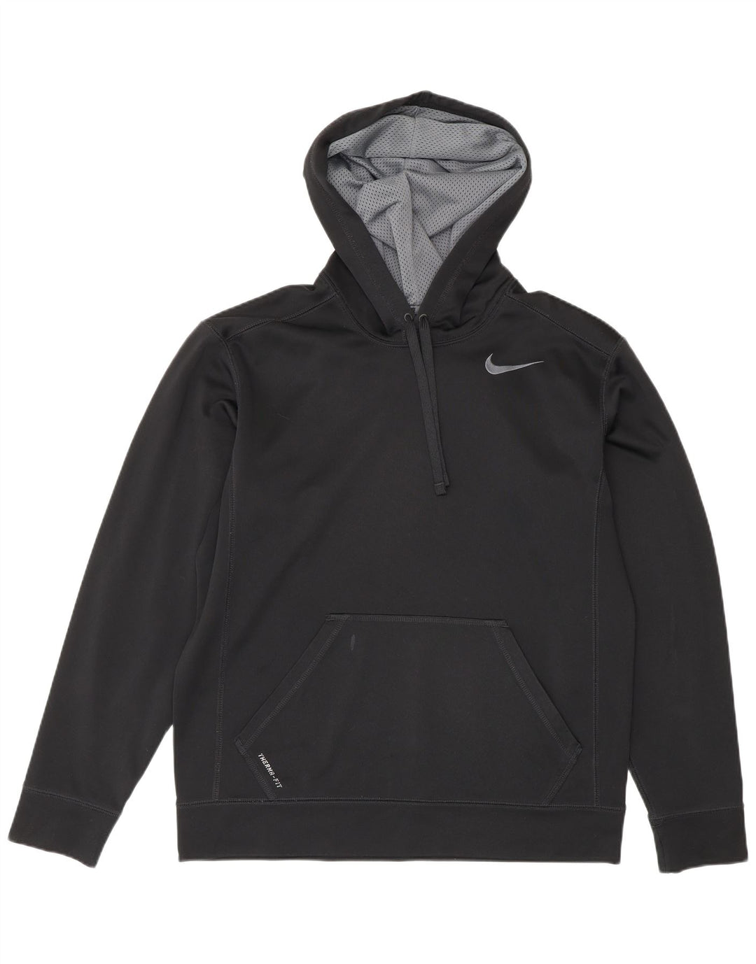 Мужской джемпер с капюшоном Nike Therma-Fit, средний черный, полиэстер