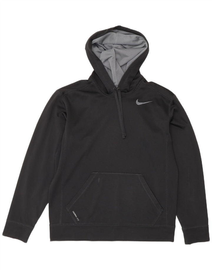 Мужской джемпер с капюшоном Nike Therma-Fit, средний черный, полиэстер