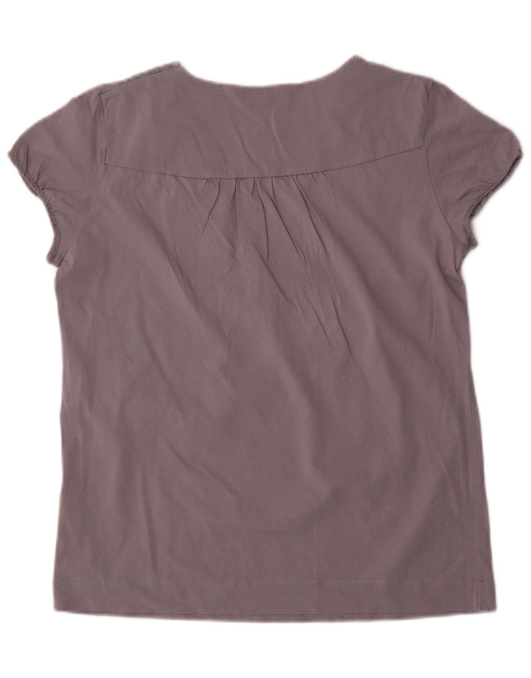Женская блузка MASSIMO DUTTI Top UK 14, большой серый хлопок