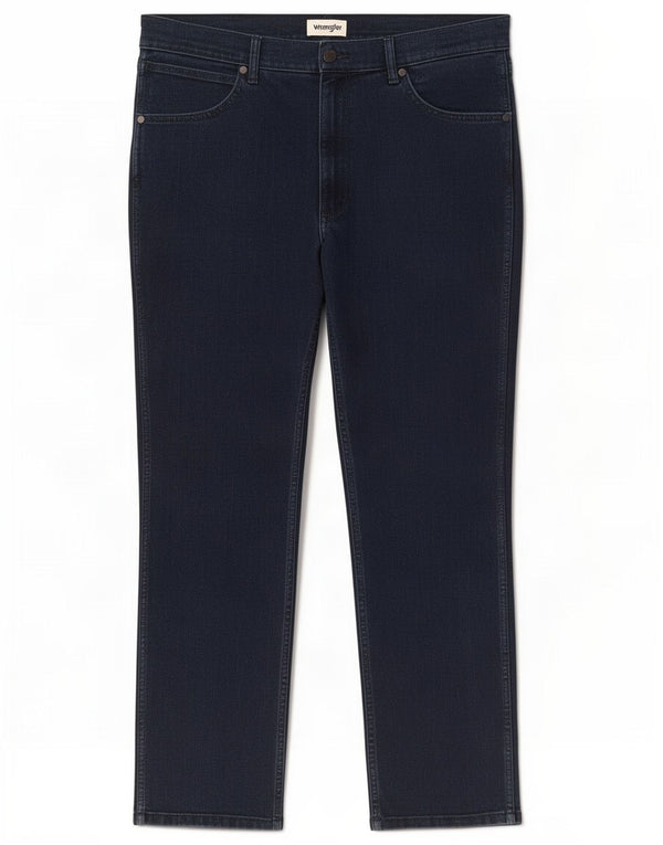 Мужские прямые джинсы Wrangler Greensboro W40 L32, темно-синий хлопок