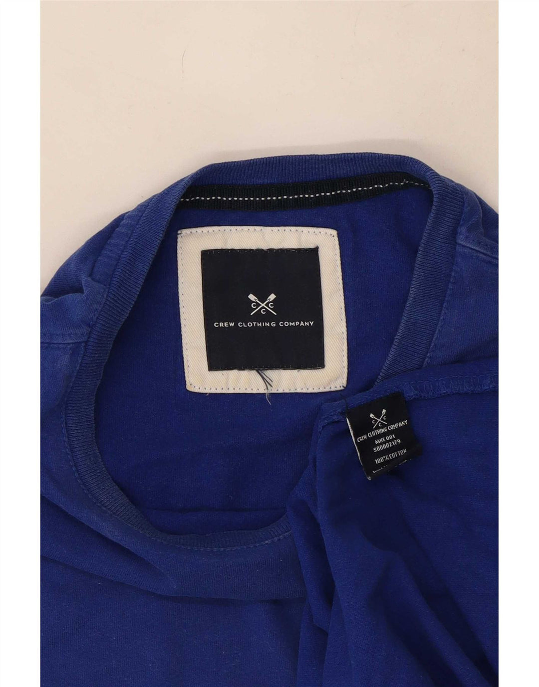 Crew Clothing Мужская футболка Top Medium Blue