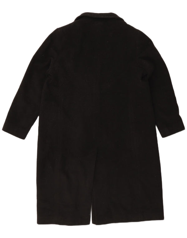 Женское двубортное пальто Marks & Spencer UK 18 XL, черное шерстяное