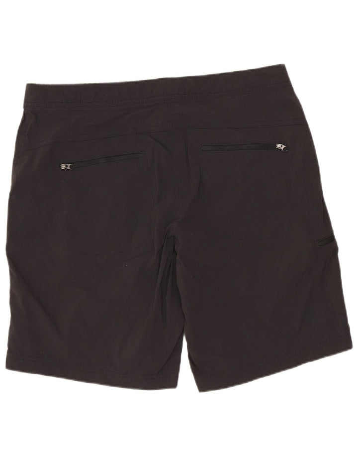 Женские шорты карго L.L.BEAN US 8 Medium W32, черный нейлон