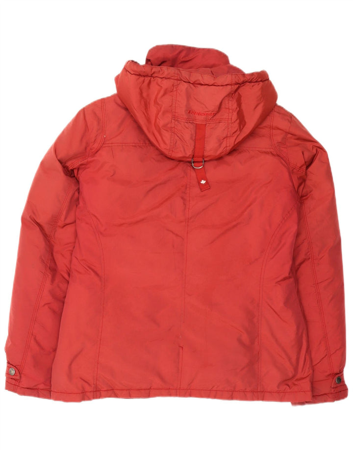 Мужская утепленная куртка с капюшоном Canadiens IT 50, большой красный нейлон