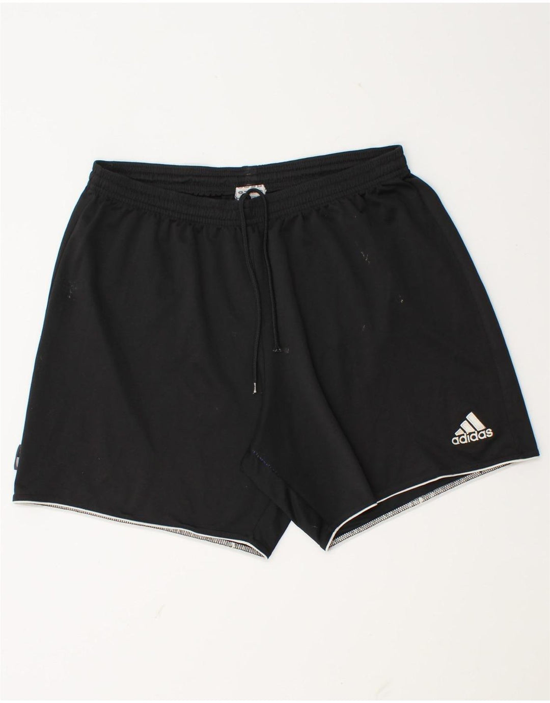 Мужские спортивные шорты Adidas, большие черные из полиэстера