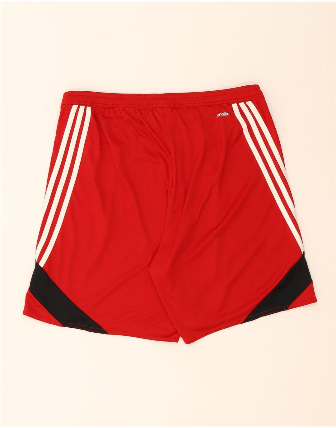 Мужские спортивные шорты Adidas Climalite, большие красные полиэстер с цветными блоками