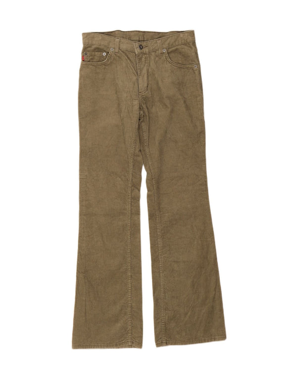 Женские вельветовые брюки Mustang Bootcut W28 L31 Хаки Классические