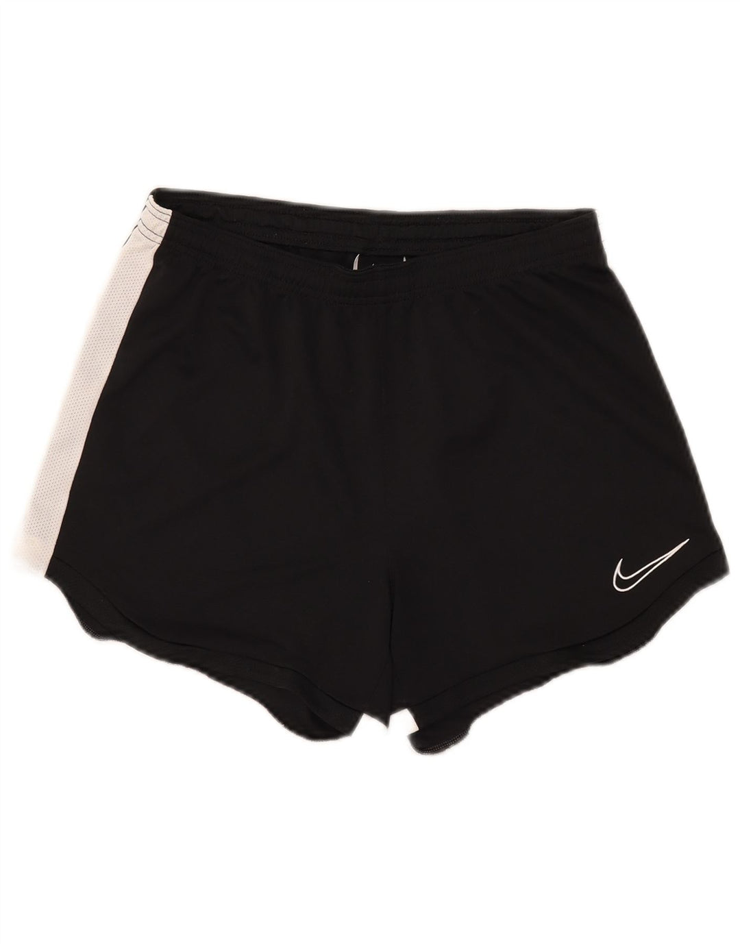 Женские спортивные шорты Nike Dri Fit UK 12, средний черный, полиэстер с цветными блоками