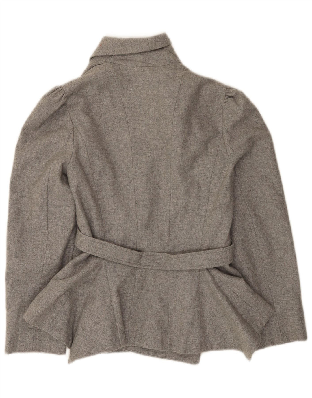 Женский пиджак Topshop UK 10, маленький серый полиэстер