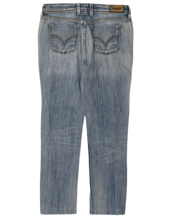 Женские укороченные прямые джинсы Levi's 627 W30 L26 синие