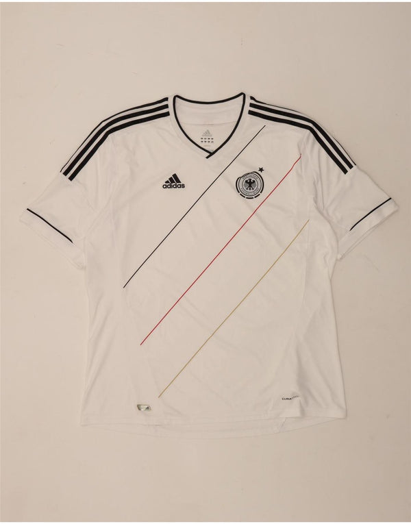 Мужская футболка Adidas Deutscher Fussball Bund 2XL из полиэстера с белой полоской