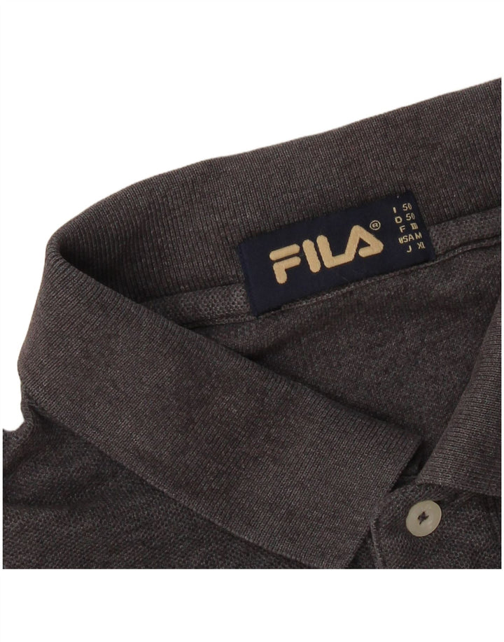 Мужская рубашка поло FILA IT 50 Medium Grey