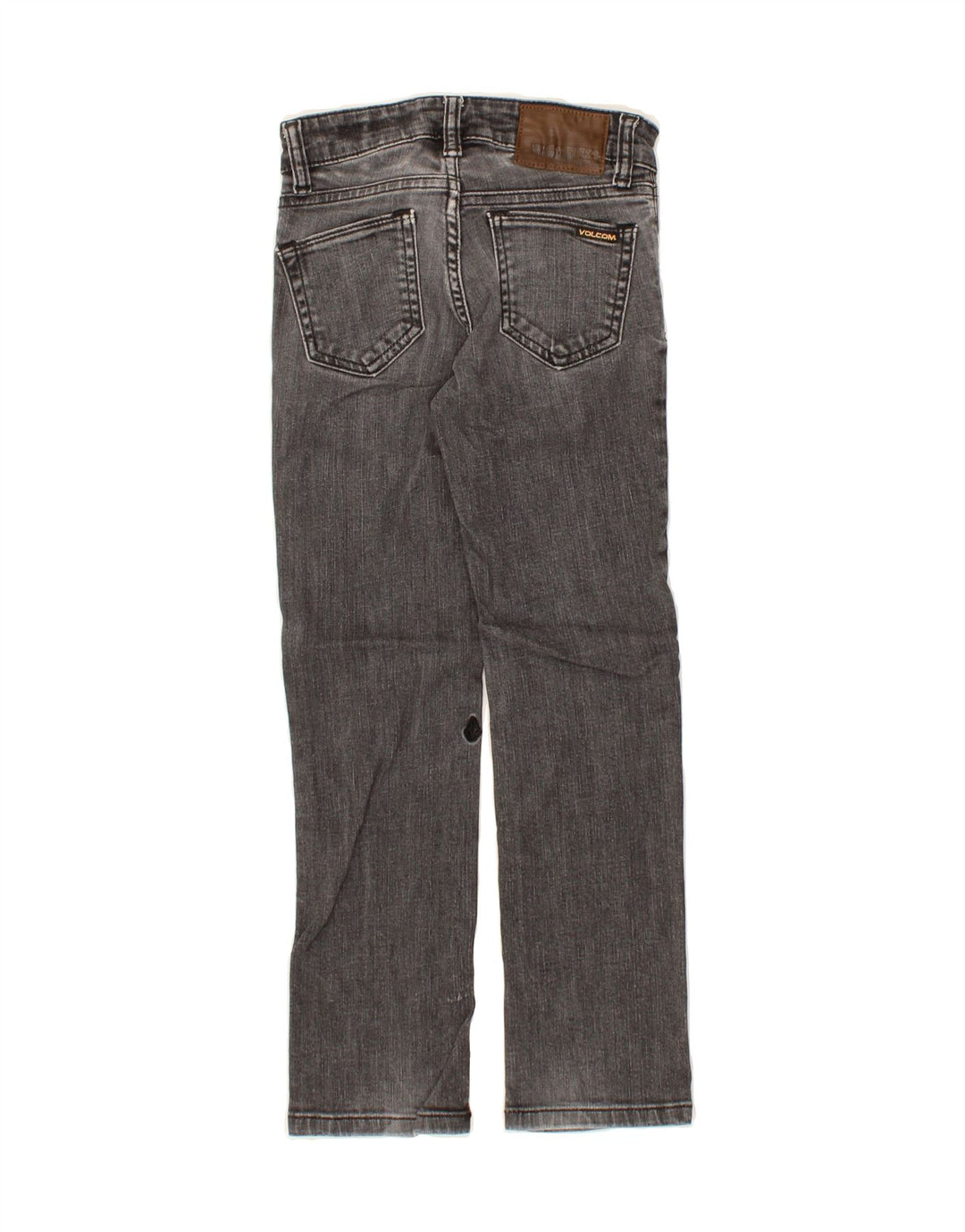 VOLCOM Boys Slim Straight Jeans 7-8 Years W22 L23 Grey Cotton Vintage Volcom and Second-Hand Volcom from Messina Hembry 