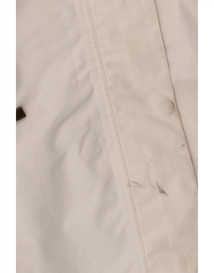 Женская дождевик с капюшоном Helly Hansen UK 16, большой белый полиэстер