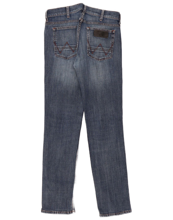 Мужские джинсы WRANGLER Greensboro Slim W31 L32, синий хлопок