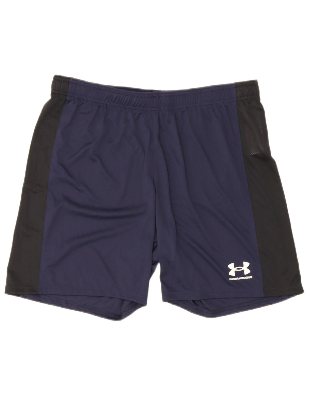 Мужские спортивные шорты Under Armour XL, темно-синие, полиэстер с цветными блоками