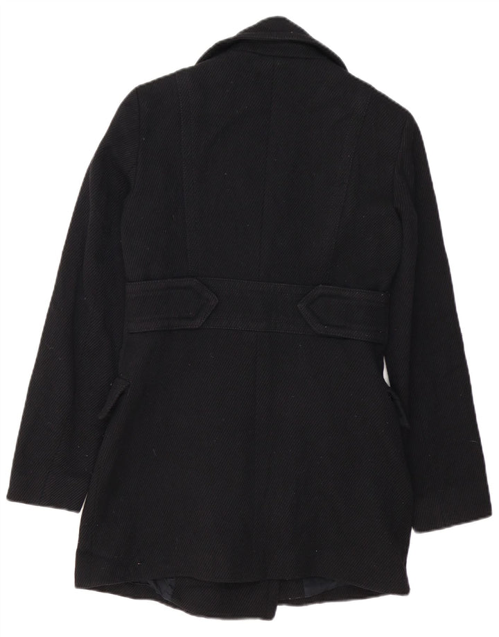 Massimo Dutti Женский двубортный пиджак EU 36 XS Черный Полиамид