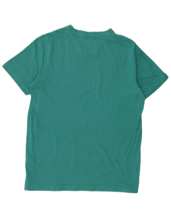 Crew Clothing Мужская футболка из хлопка среднего зеленого цвета