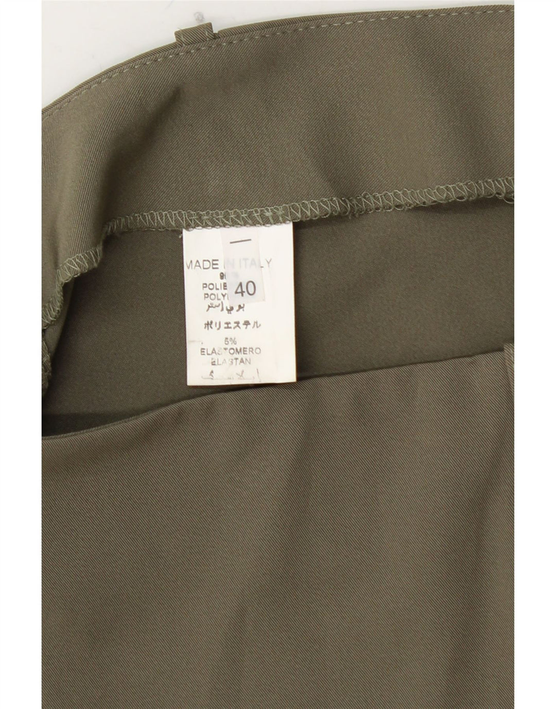 Женская мини-юбка VINTAGE с заниженной талией IT 40, маленькая W28, полиэстер цвета хаки