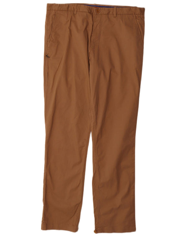 Мужские прямые брюки чинос Fred Perry Bradley Wiggins W36 L33 бежевые