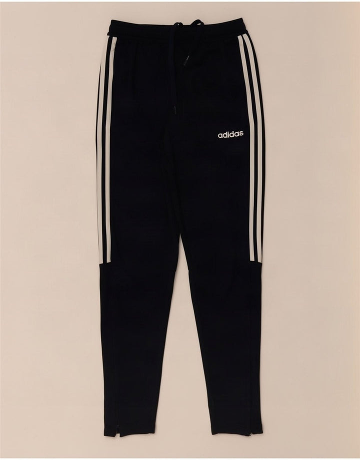 Мужские спортивные брюки Adidas Climalite, маленькие темно-синие, полиэстер