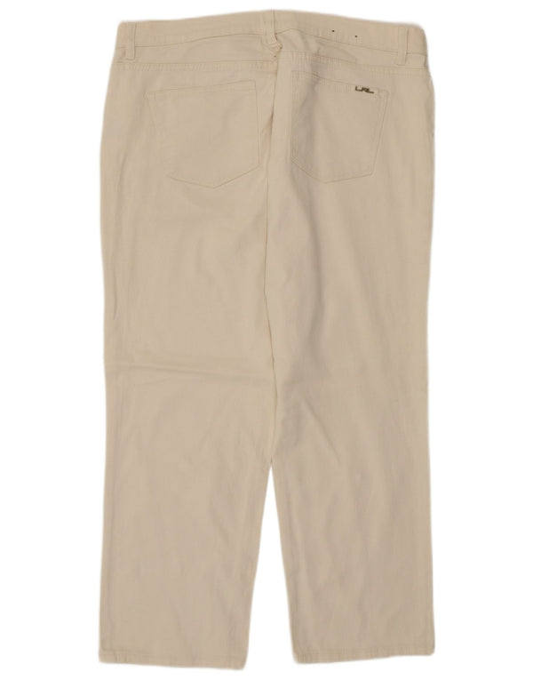 Женские прямые капри Ralph Lauren, США 16, 2XL, W40, L25, белые