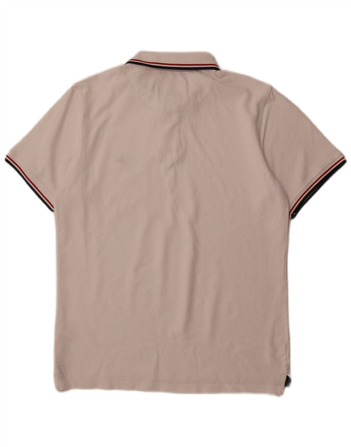 Мужская рубашка-поло JACK WILLS среднего размера, белый хлопок, хлопок