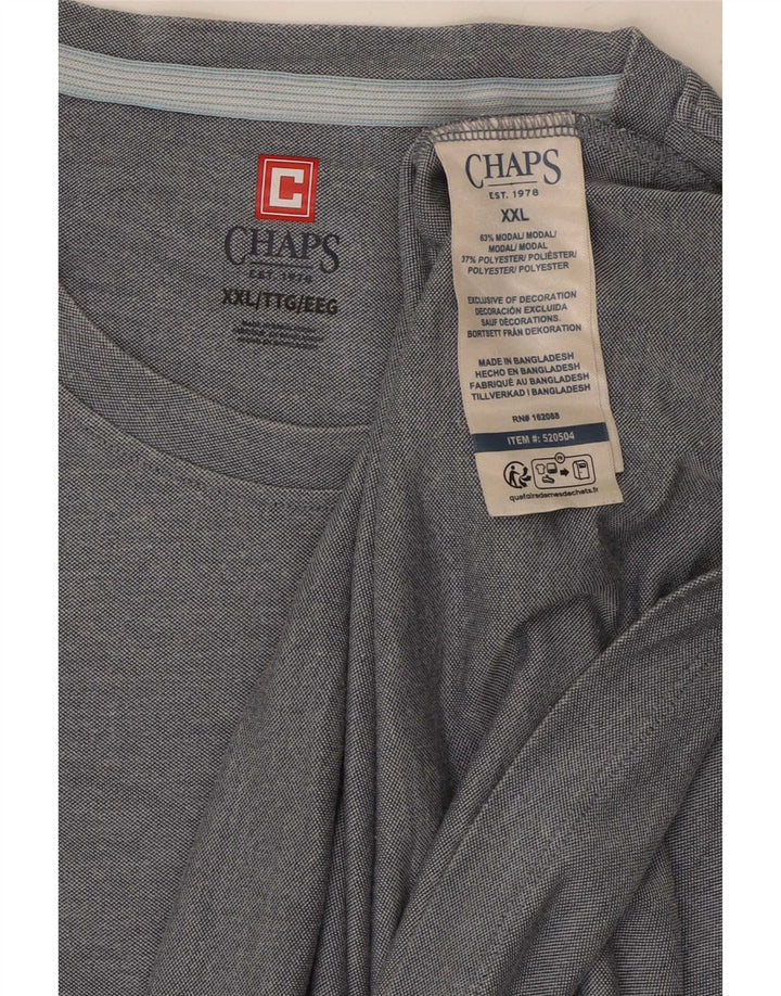 Мужская футболка Chaps Top 2XL Серая модальная