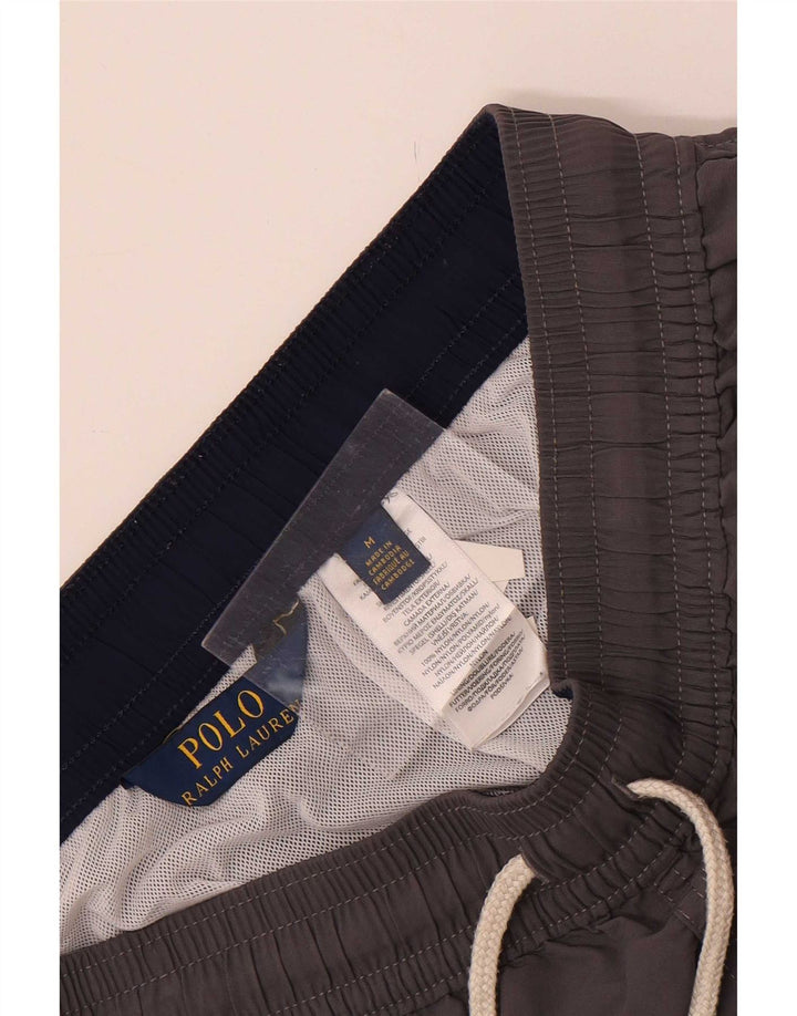 Мужские шорты для плавания Polo Ralph Lauren, нейлон серого цвета среднего размера