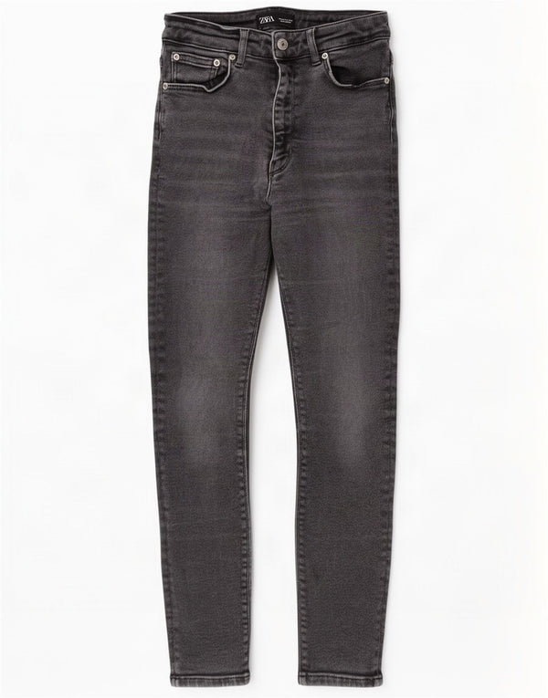 Женские джинсы скинни Zara EU 40 Medium W30 L26 Серый хлопок