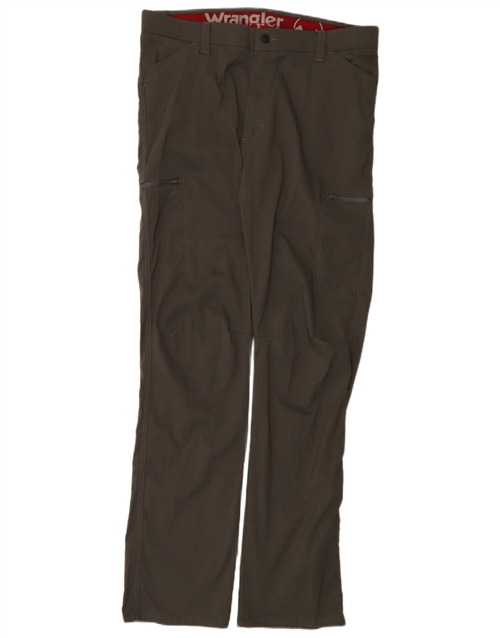 Мужские прямые брюки-карго WRANGLER W36 L34, серый нейлон