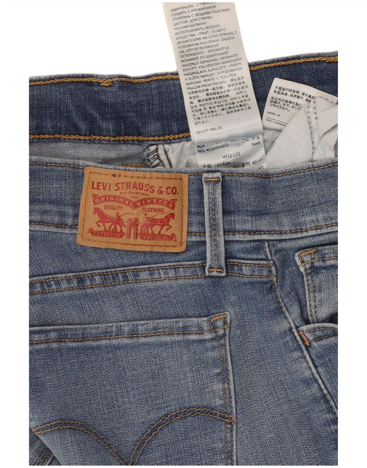 Женские джинсы LEVI'S 710 Super Skinny W32 L32 Синие, хлопок