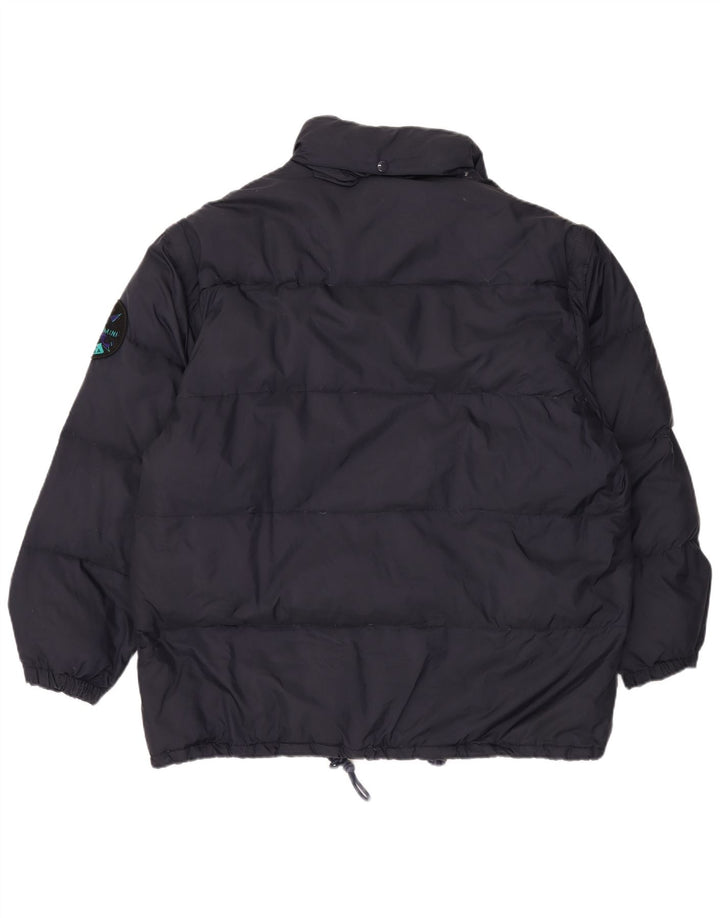 Мужская лыжная куртка VINTAGE UK 42 XL темно-синяя нейлоновая